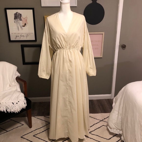 TEXTILE Elizabeth & James Beige Maxi Dress NEW - Picture 2 of 15